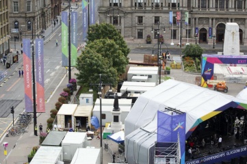 The Great Big Opening Party took place in Glasgow's George Square on 1st August (Photo: Glasgow 2018)