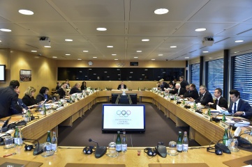 The IOC Executive Board met in Lausanne from 8 to 10 December 2015 (Photo Copyright IOC/Christophe Moratal)