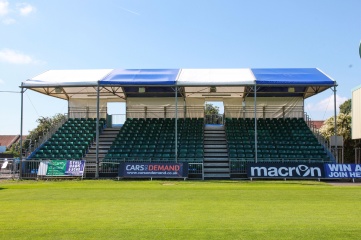The new South West Stand adds 360 temporary seats