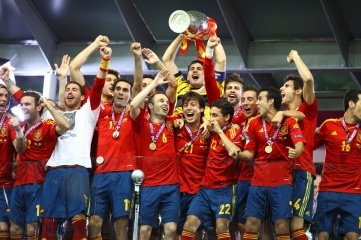 Spain won Euro 2012 in Poland and Ukraine
