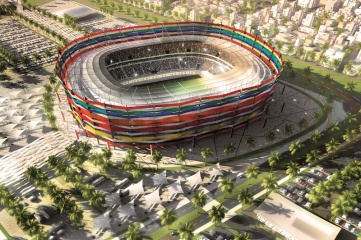 Al-Gharrafa Stadium will be expanded from 27,000 to 44,740 for the 2022 World Cup, with the addition of a facade representing qualifying nations