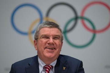 IOC president at the IOC Session in December 2014 (Photo ©IOC/Ian Jones)