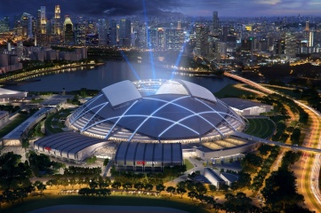 The new Singapore Sports Hub will be the main venue for next year's mega event