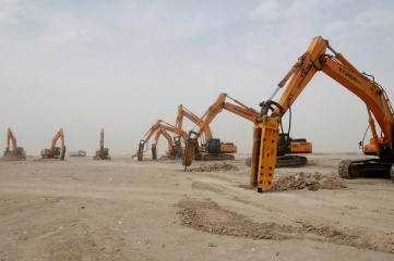 Local firm HBK is doing the piling work for the foundations of Al Wakrah stadium