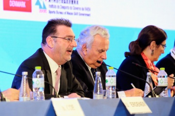 L-R:ASOIF Executive Director Andrew Ryan; President Franceso Ricci Bitti; Council Member Marisol Casado (Photo: ASOIF)