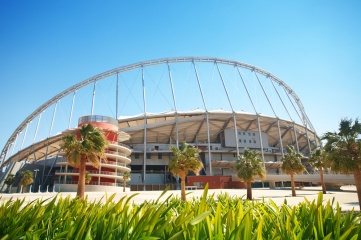 An upper tier is being added to the Aspire Zone's Khalifa stadium