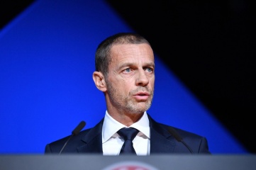 UEFA President Aleksander Čeferin chairs the UEFA Executive Committee meeting UEFA (Photo credit: UEFA)
