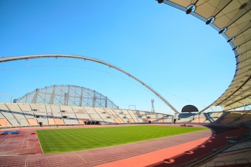 Doha Khalifa athletics track