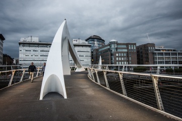 Tradeston Bridge in Glasgow (Photo: Viv Lynch, Flickr)