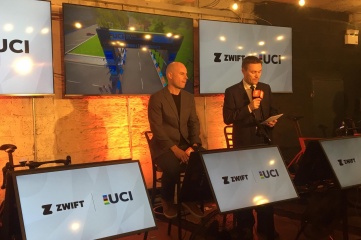  The press conference on the agreement between the UCI and Zwift (Photo © UCI)